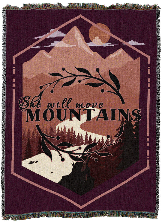 She Will Move Mountains Throw