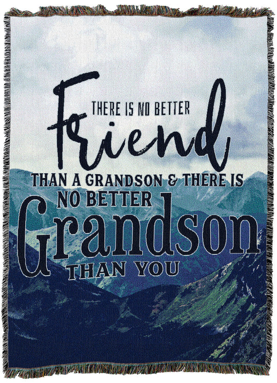No Better Friend Grandson Throw