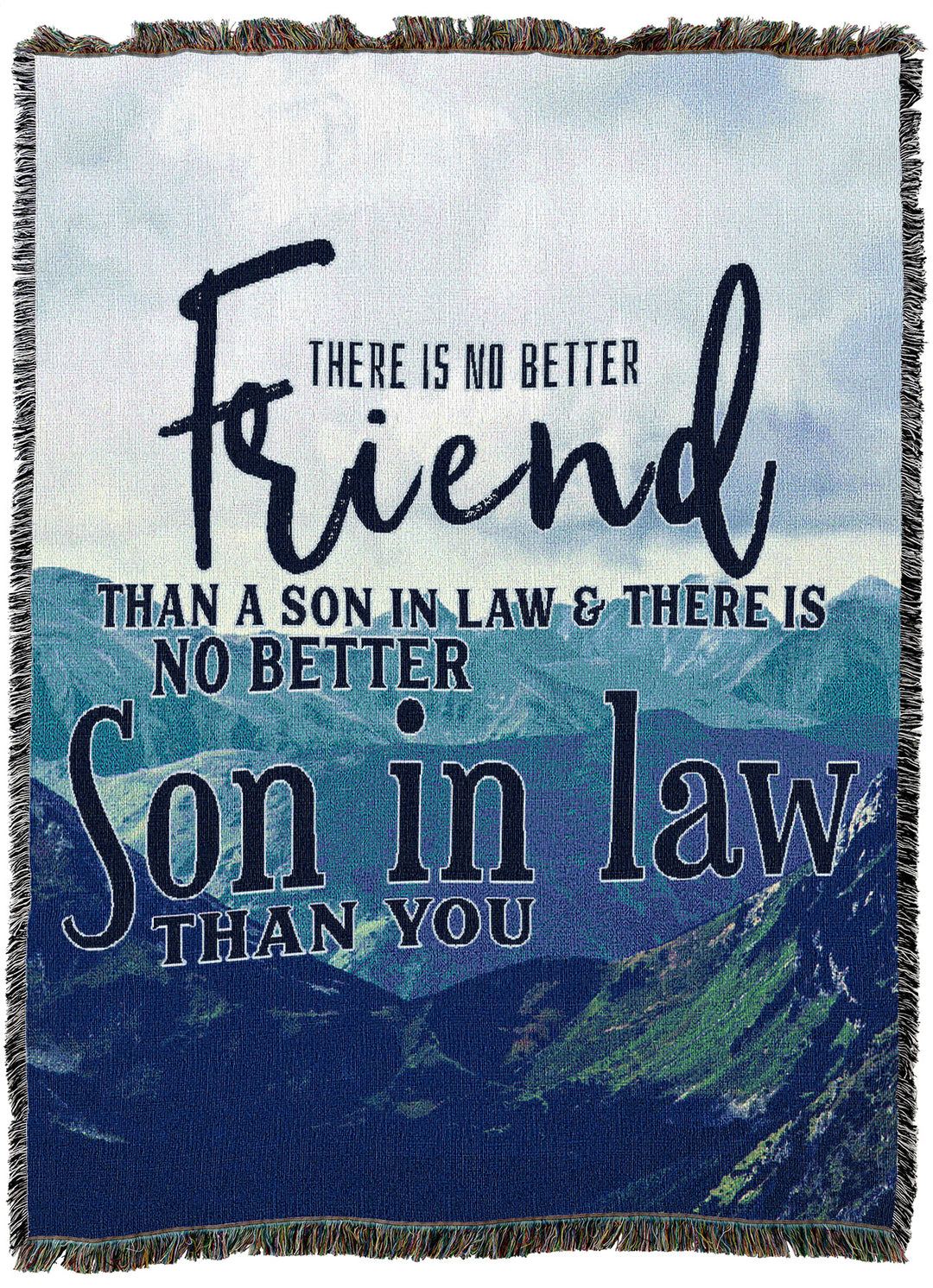 No Better Friend Son-In-Law Throw