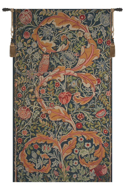 Owl and Pigeon III Wall Tapestry