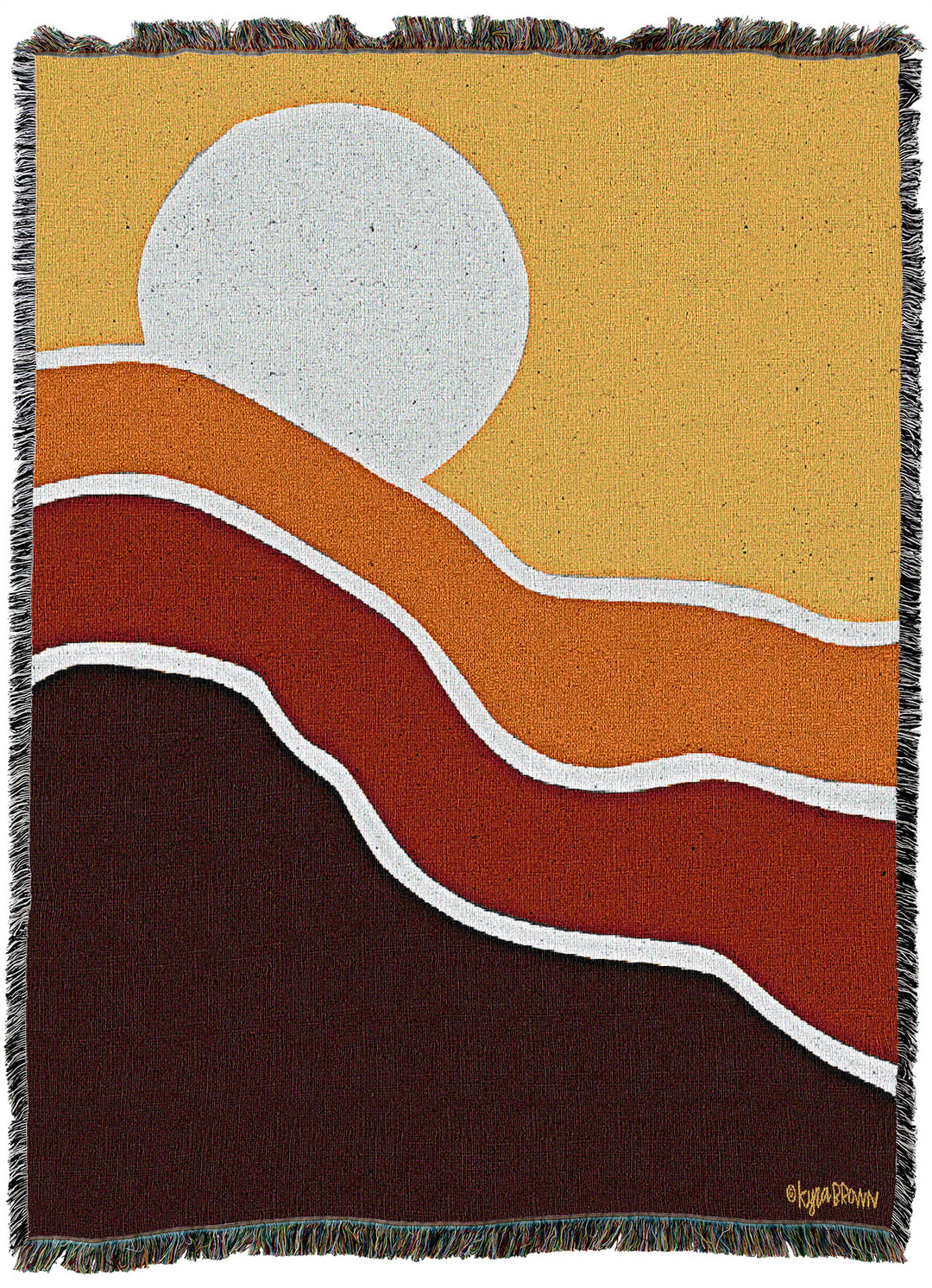 70's Sunset Throw