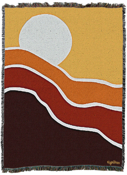 70's Sunset Throw