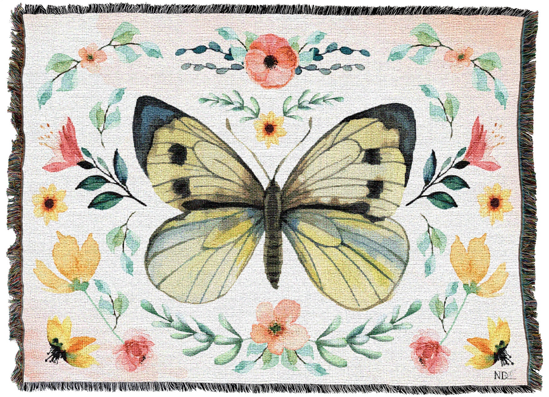 Insect Pattern Throw Insects 3 Throw