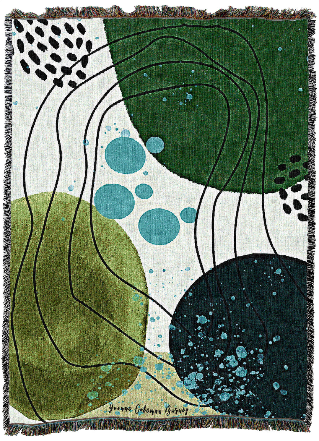 Spring Peeking Through Throw