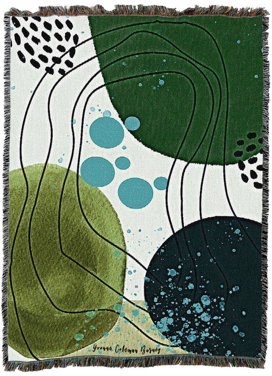 Spring Peeking Through Throw