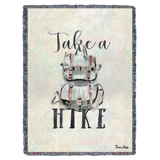 Take a Hike Backpack Throw