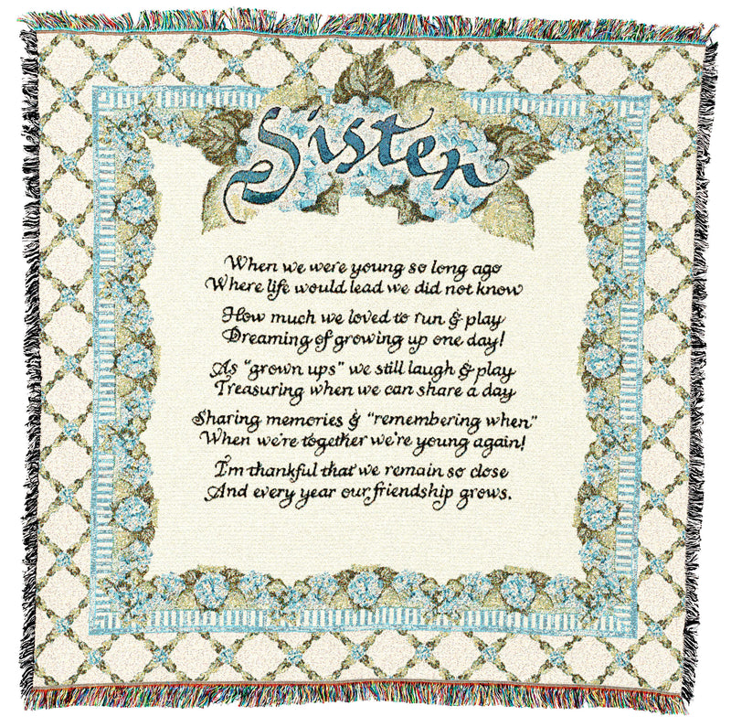 Sisters Small Throw