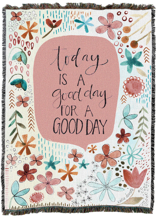 Good Day Watercolor 2 Throw