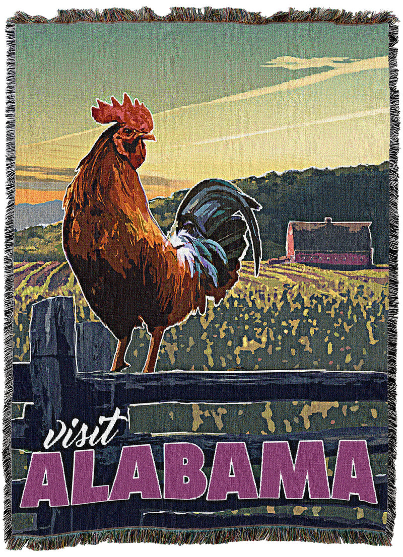 Alabama Poster Throw