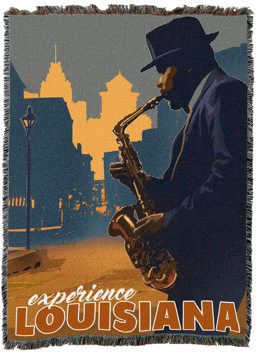 Louisiana Poster Throw