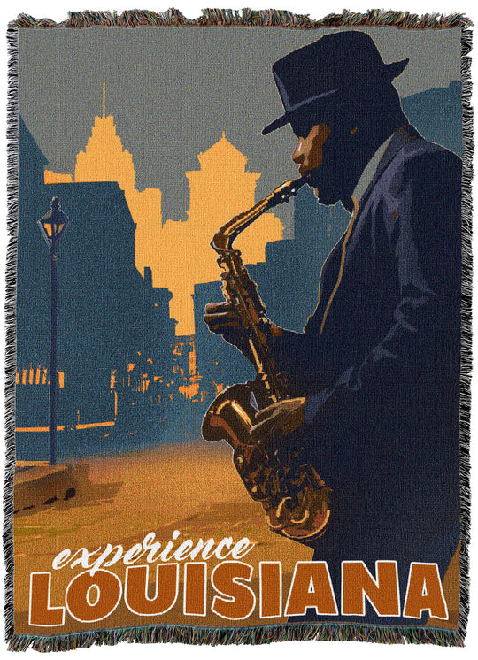 Louisiana Poster Throw