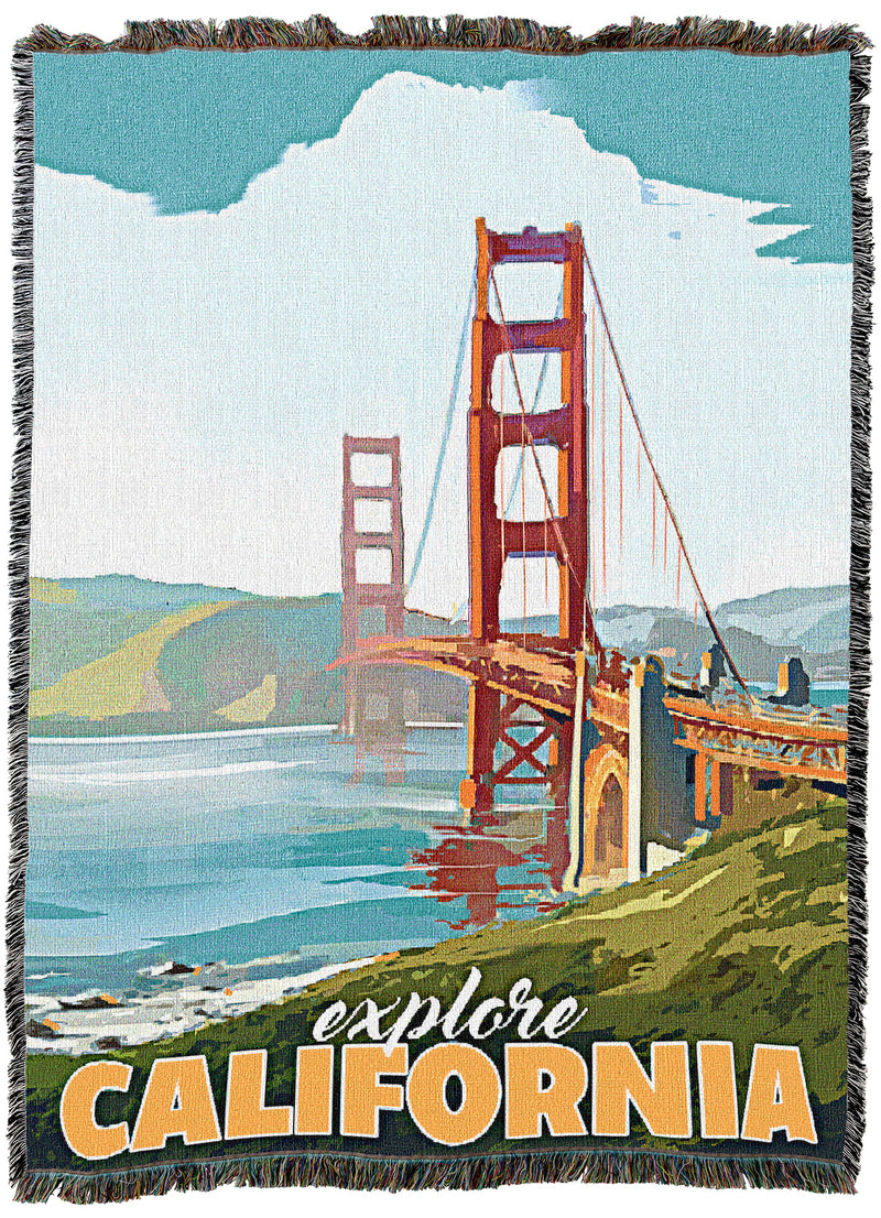 California Poster Throw