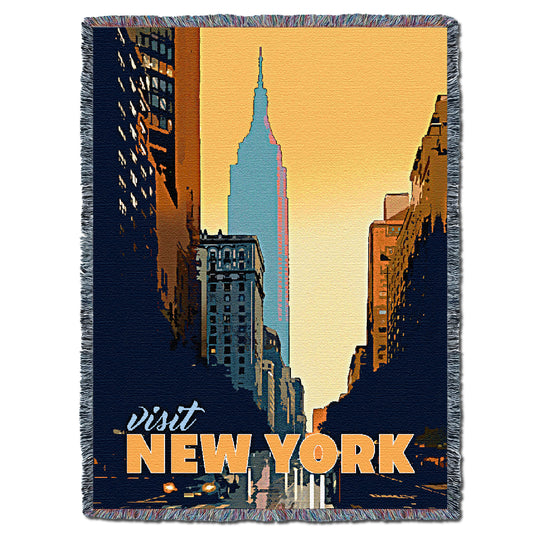 New York Poster Throw