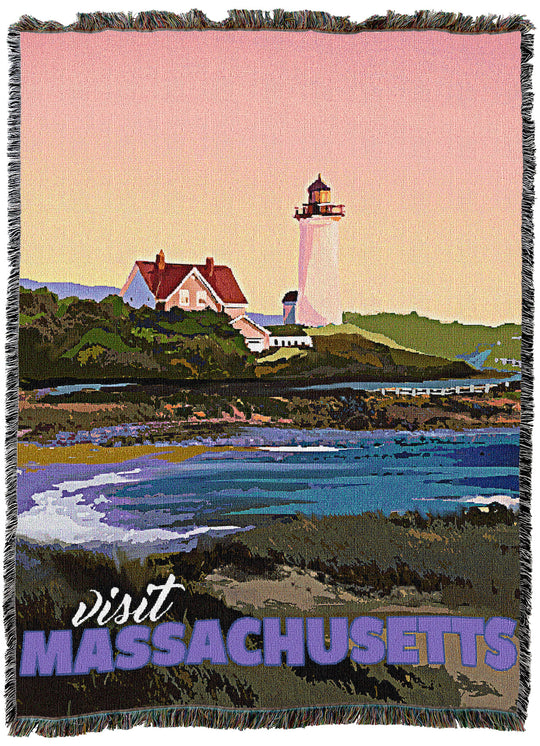 Massachusetts Poster Throw
