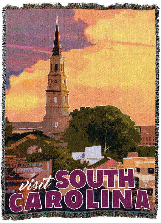 South Carolina Poster Throw