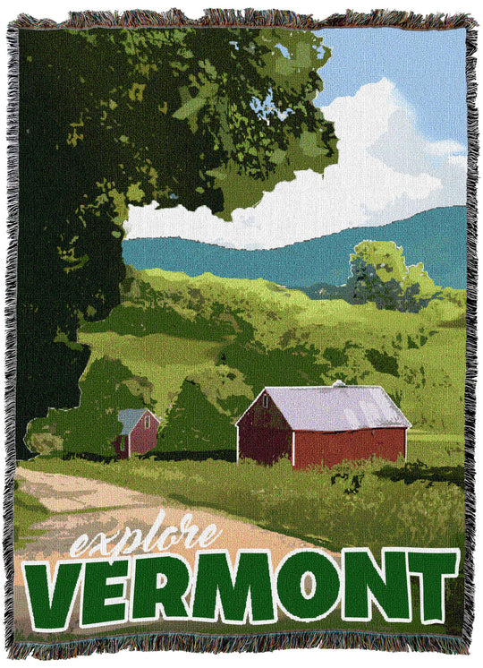Vermont Poster Throw