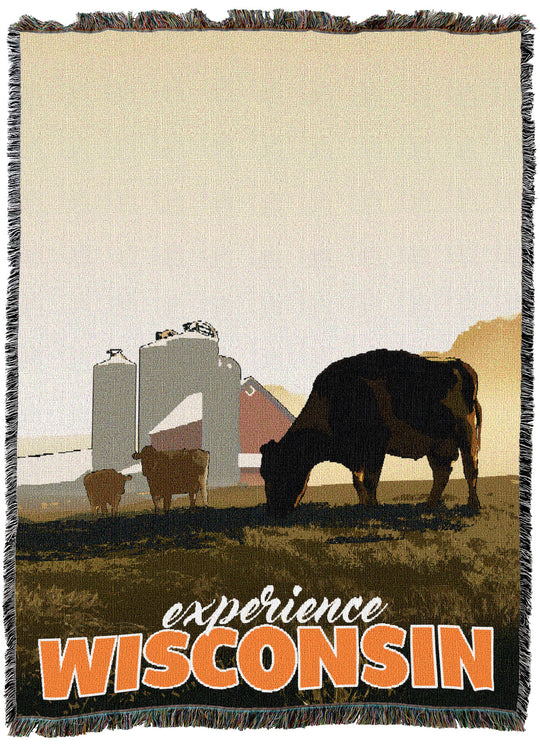 Wisconsin Poster Throw