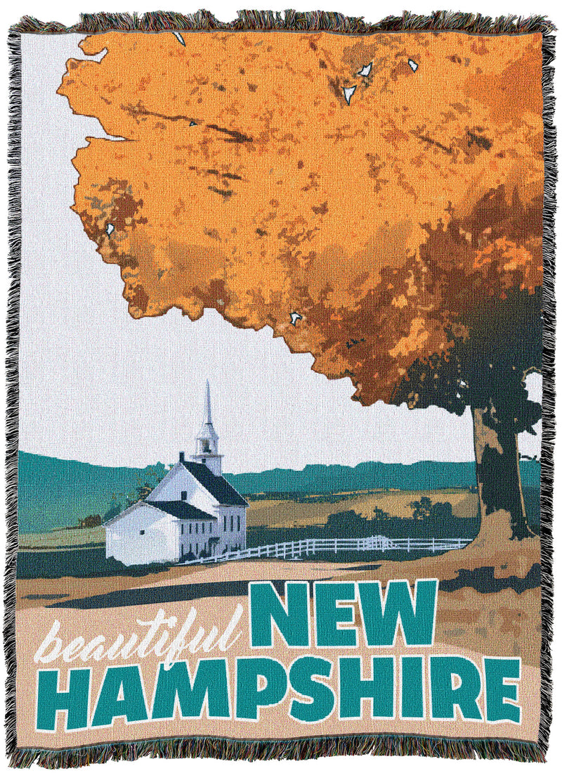 New Hampshire Poster Throw