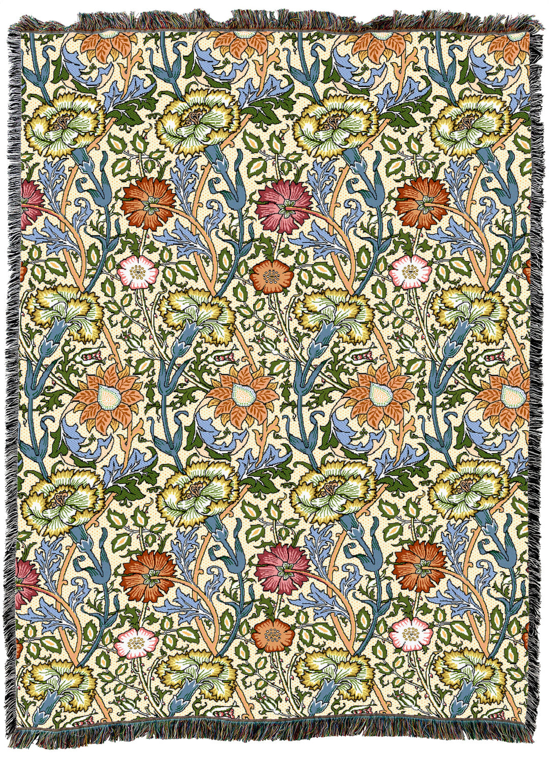 William Morris Pink And Rose XL Throw