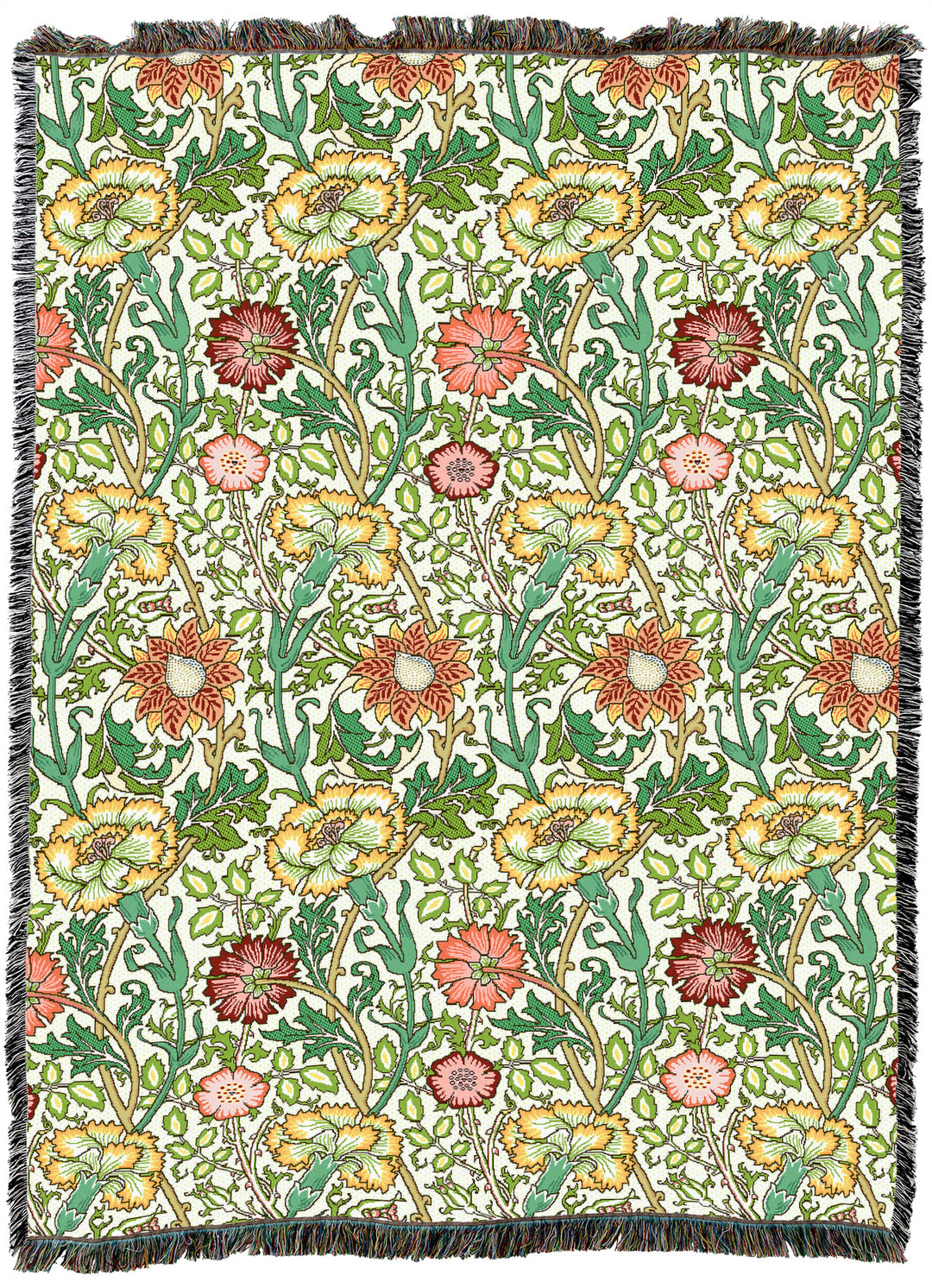 William Morris Pink And Rose Vernal XL Throw