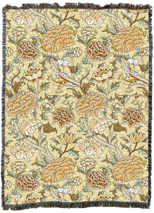 William Morris Cray Butterscotch XL Throw