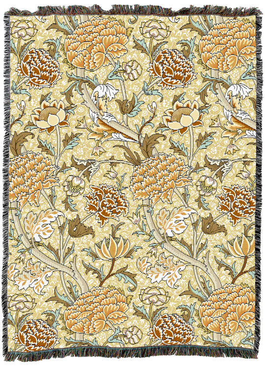 William Morris Cray Butterscotch Throw
