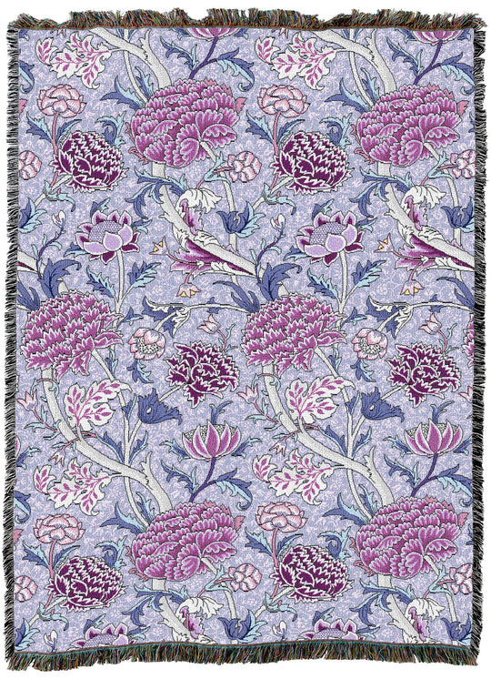 William Morris Cray Periwinkle XL Throw