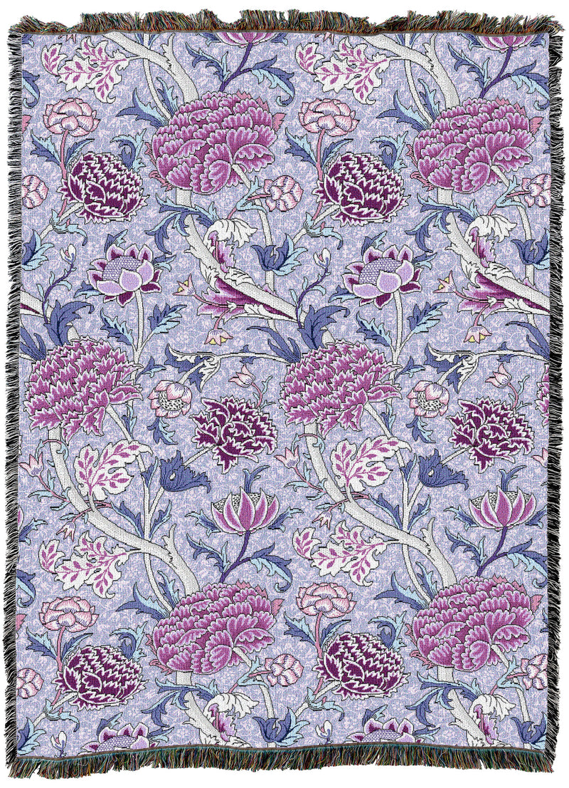 William Morris Cray Periwinkle XL Throw