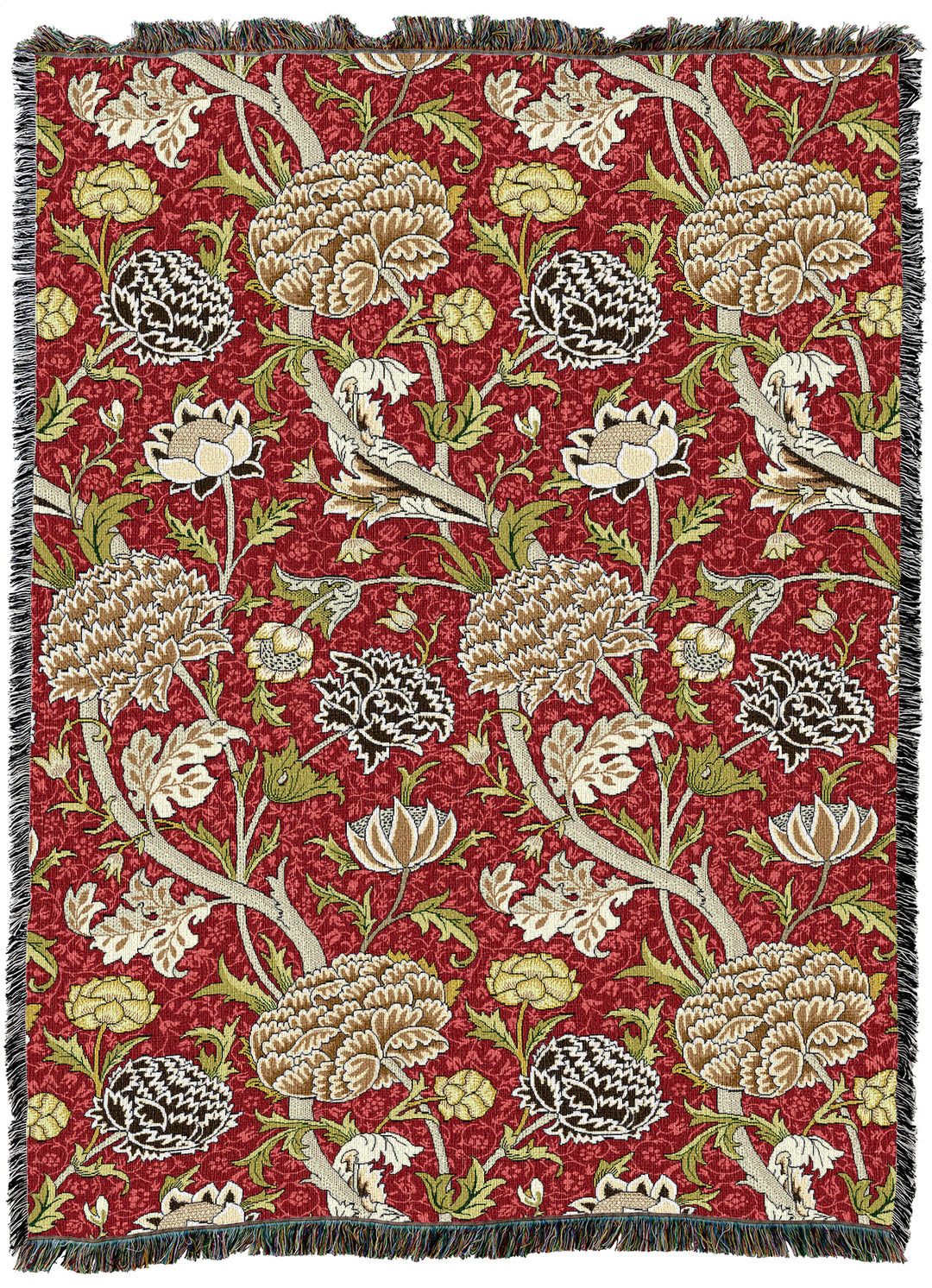 William Morris Cray Cardinal XL Throw