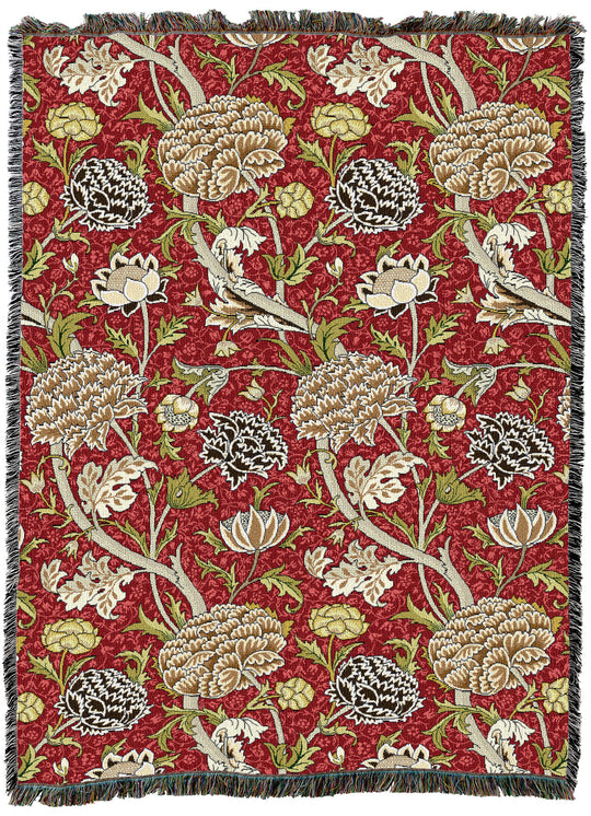 William Morris Cray Cardinal XL Throw