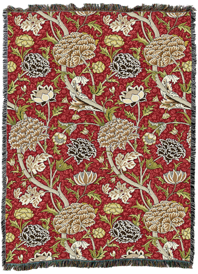 William Morris Cray Cardinal XL Throw