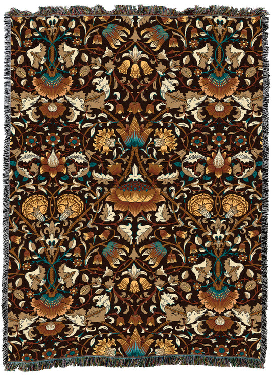 William Morris Lodden Sienna XL Throw