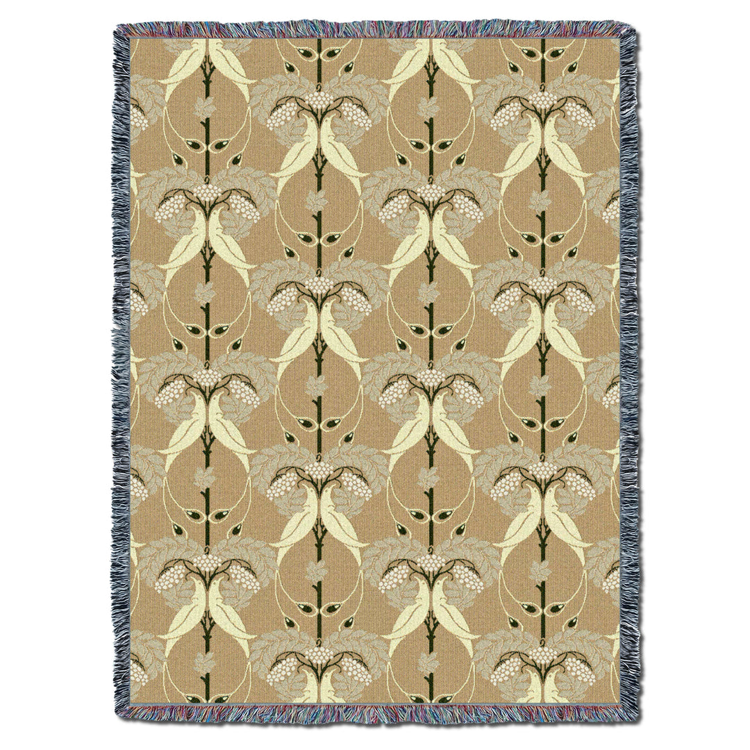 CFA Voysey Rowan Tree Wheaten XL Throw