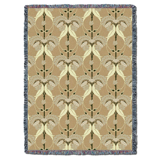 CFA Voysey Rowan Tree Wheaten XL Throw