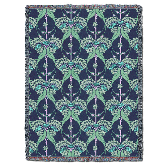 CFA Voysey Rowan Tree Verdant XL Throw