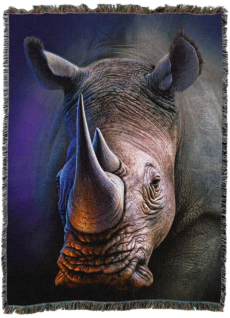 White Rhino Throw