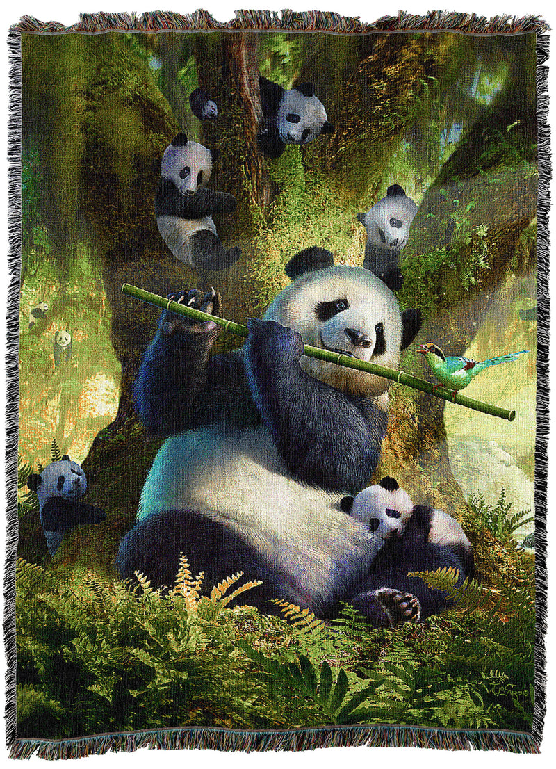 Pan Da Bear Throw