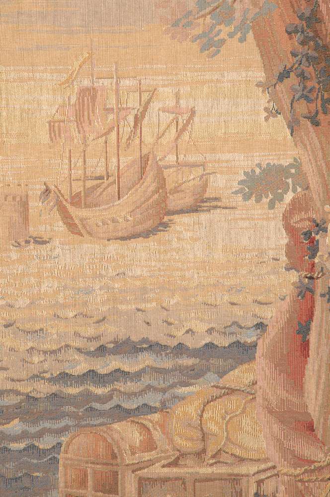 Le Port de Mer French Wall Tapestry