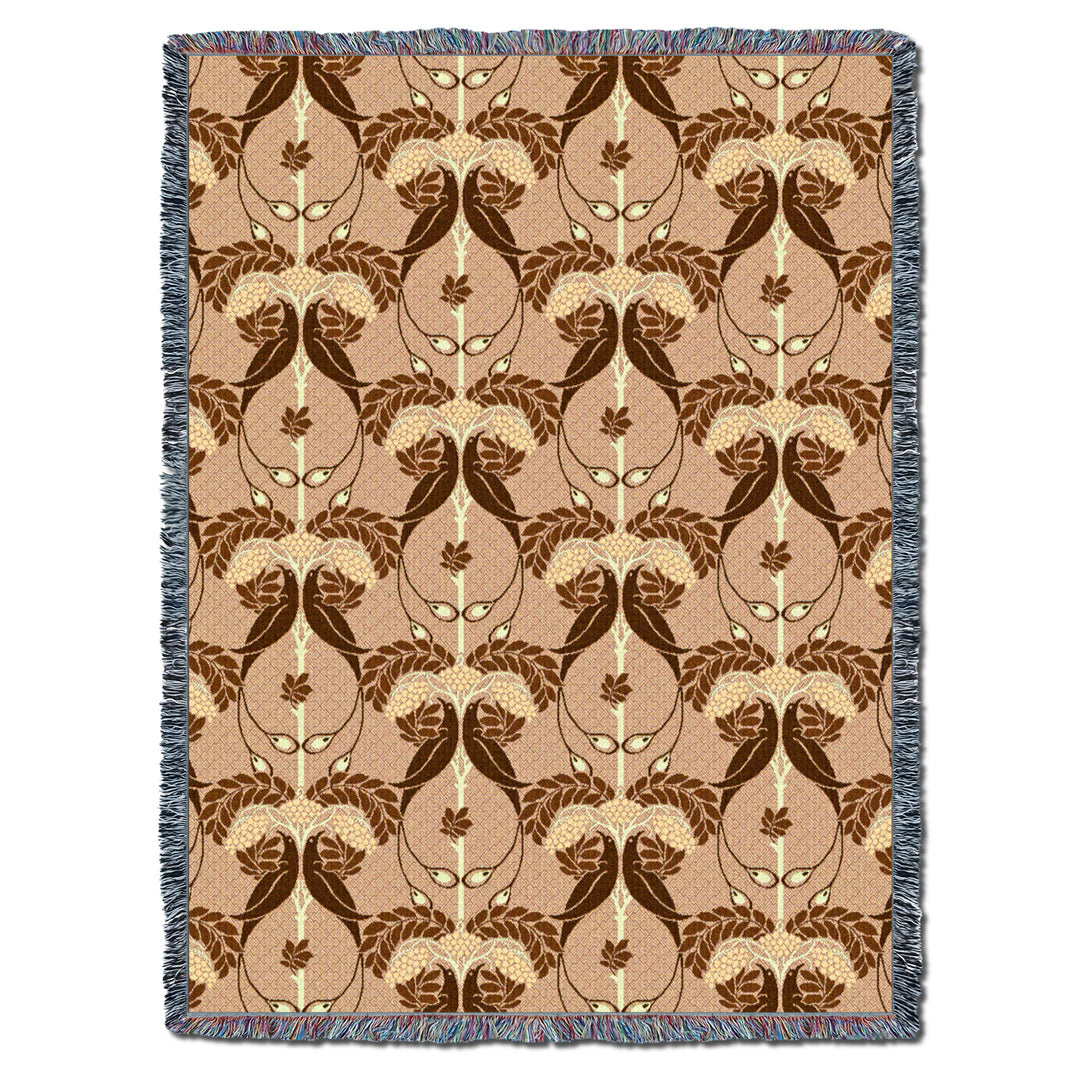 CFA Voysey Rowan Tree Citrus XL Throw