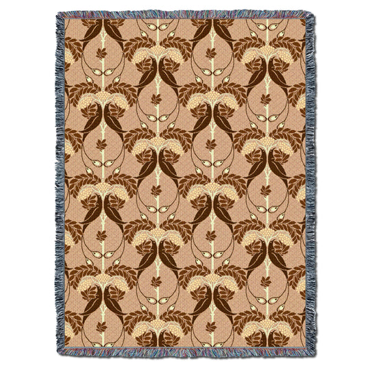 CFA Voysey Rowan Tree Citrus XL Throw