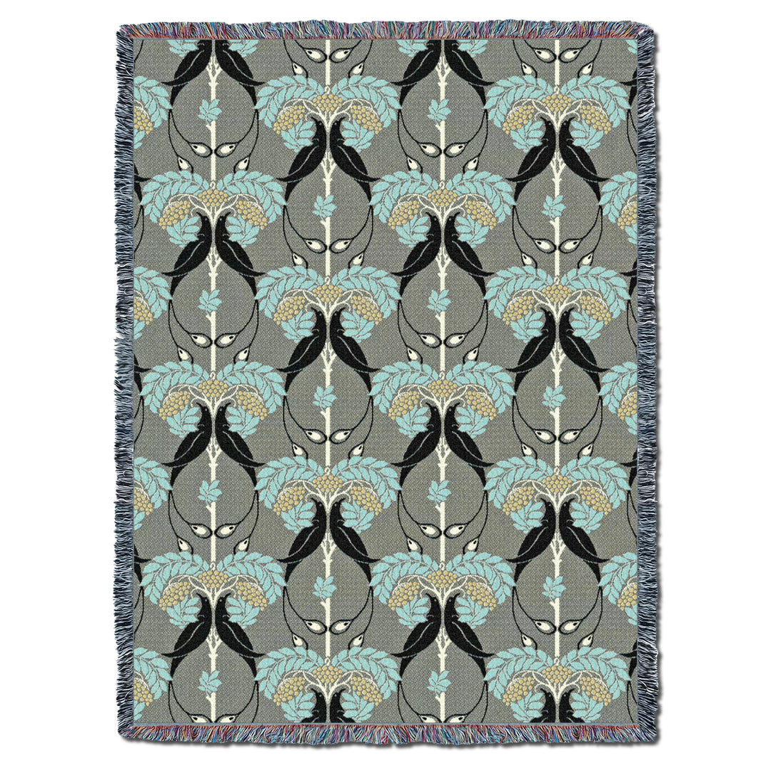 CFA Voysey Rowan Tree Smoke XL Throw