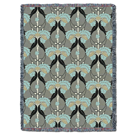 CFA Voysey Rowan Tree Smoke XL Throw