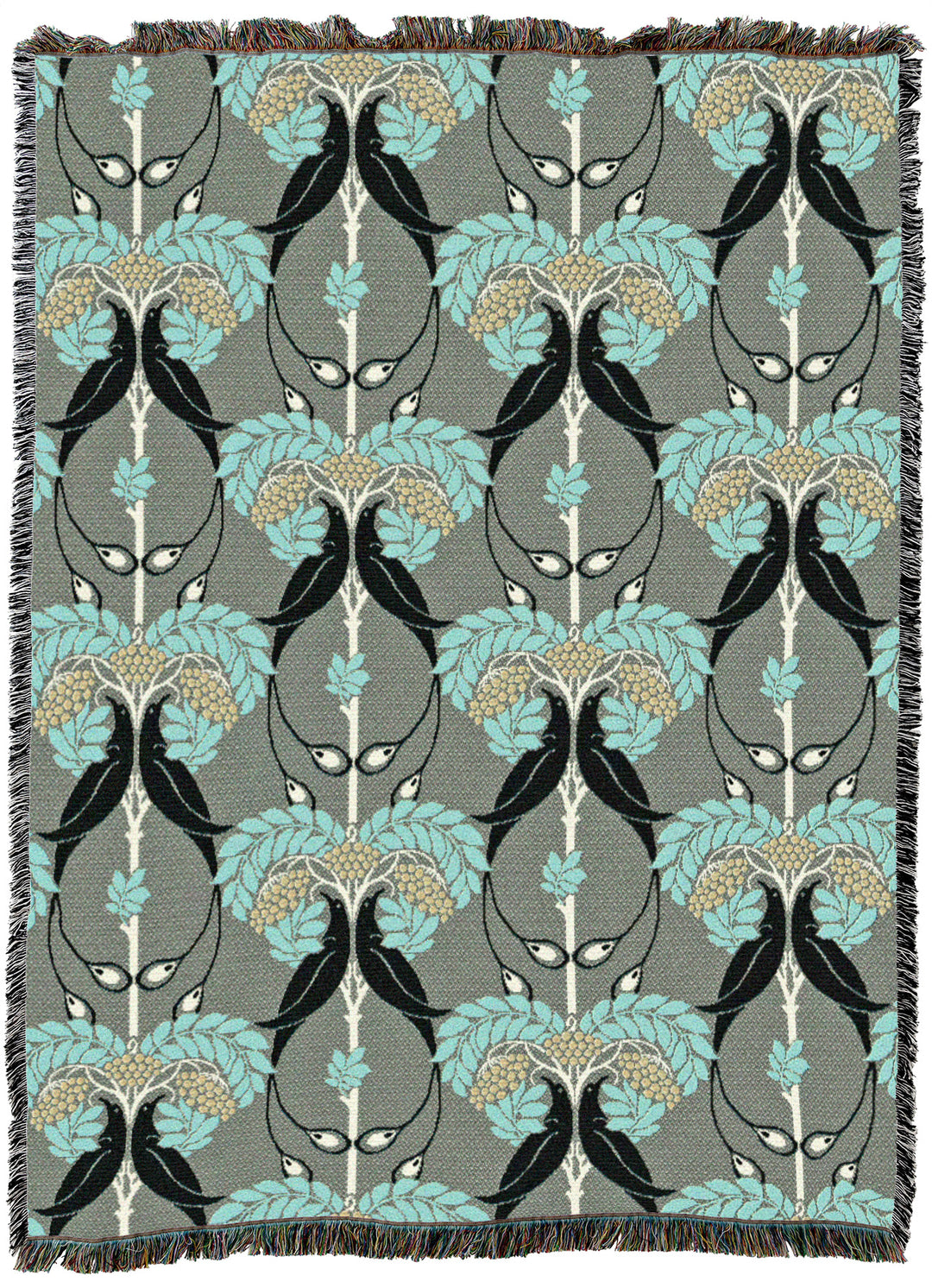 CFA Voysey Rowan Tree Smoke Throw