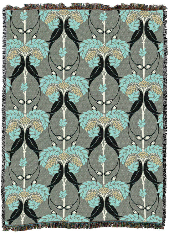 CFA Voysey Rowan Tree Smoke Throw