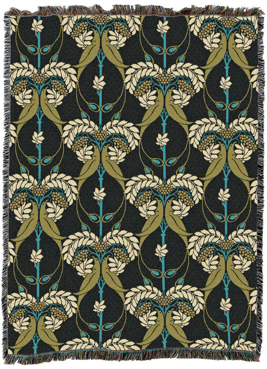 CFA Voysey Rowan Tree Nocturne Throw