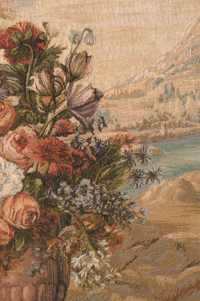 Bouquet Au Drape Fontaine French Wall Tapestry