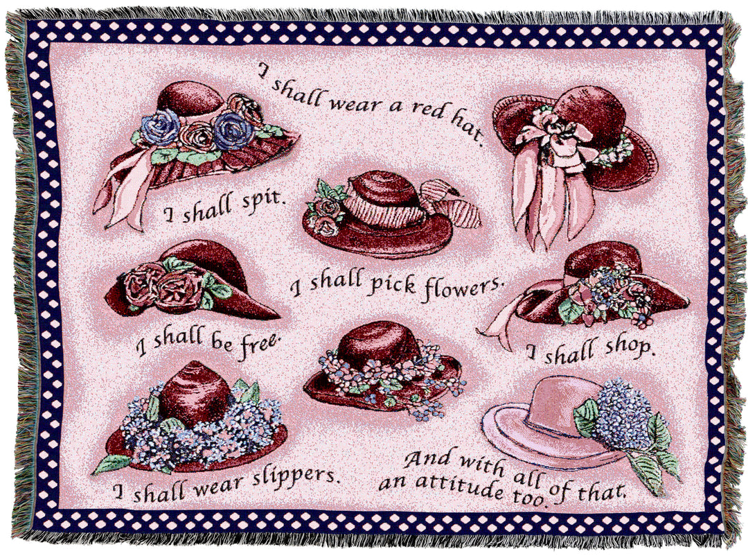 Red Hat Tapestry Throw