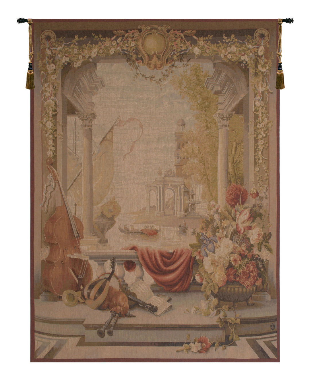 Le Port De Toscane French Wall Tapestry