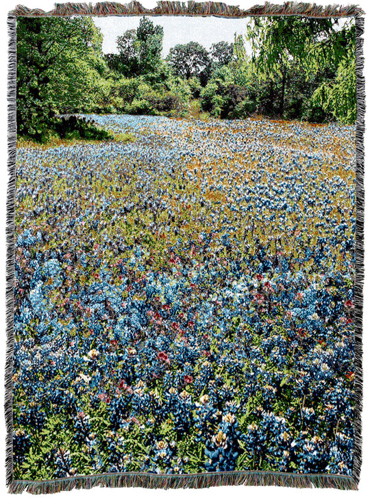 Bluebonnets Throw
