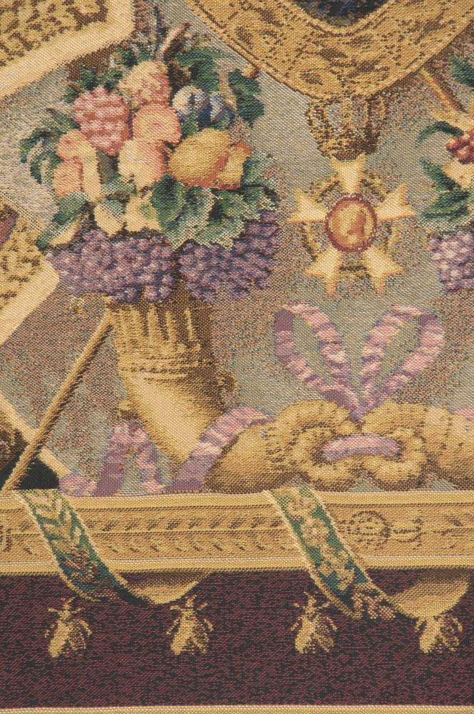 Napoleon (Burgundy) Belgian Wall Tapestry